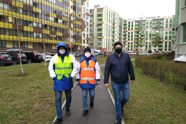 Сотрудники комитета продолжают участвовать в патрулировании улиц городов на территории Ленинградской области